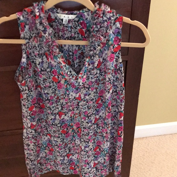 Sleeveless multi colored top - Picture 1 of 2